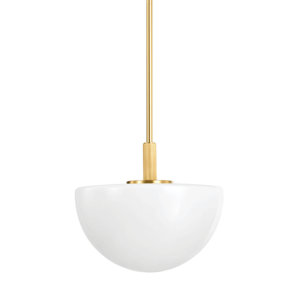 Hudson Valley Lethbridge 15" Pendant Aged Brass