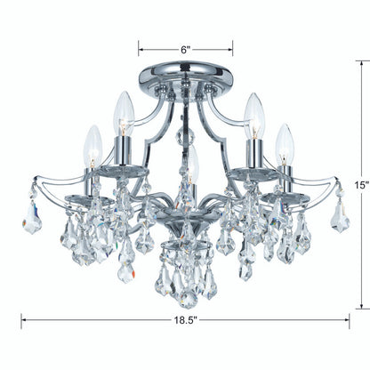 Flush Mounts-Crystorama-5930