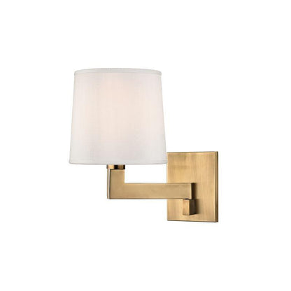 Hudson Valley Fairport Wall Sconce Aged Brass