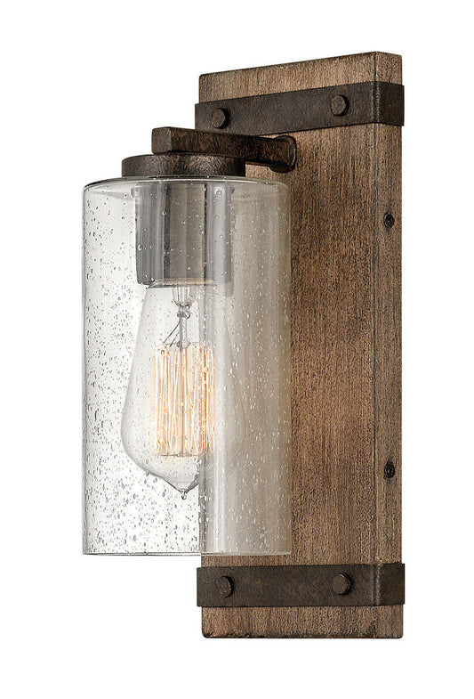 Hinkley Sawyer Bath Vanity Light Sequoia, Rust Iron