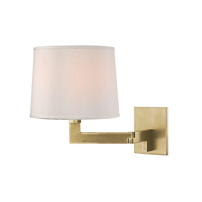 Hudson Valley Fairport Wall Sconce Aged Brass