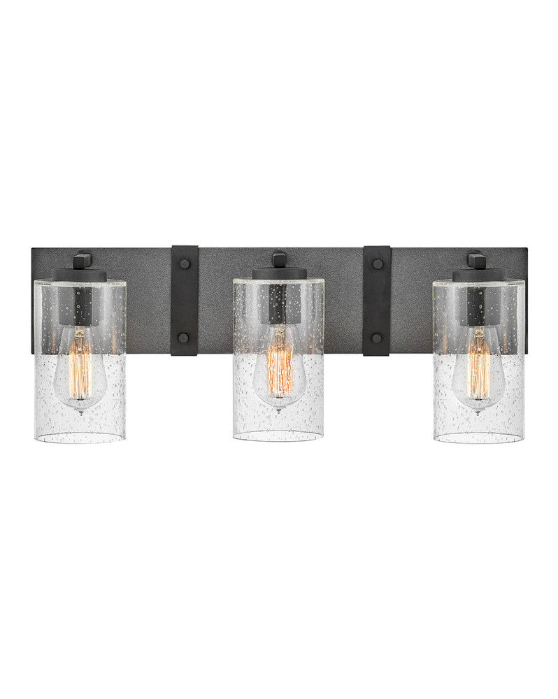 Hinkley Sawyer Bath Vanity Light Gray, Steel, Aged Zinc