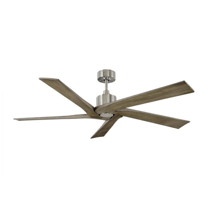 Visual Comfort Fan Aspen 56-in Ceiling Fan Brushed Steel