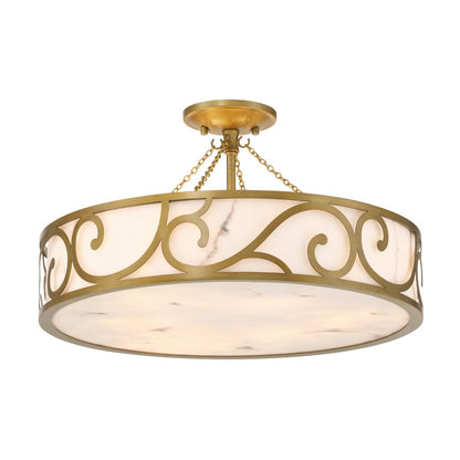 Savoy House Halstead 6-Light Semi-Flush - alternate view