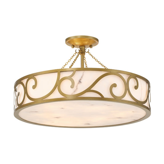 Savoy House Halstead 6-Light Semi-Flush - alternate view