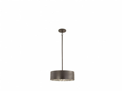 Savoy House Azores 4-Light Convertible Semi-Flush or Pendant - Black Cashmere