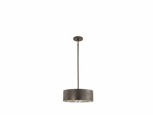 Savoy House Azores 4-Light Convertible Semi-Flush or Pendant - Black Cashmere