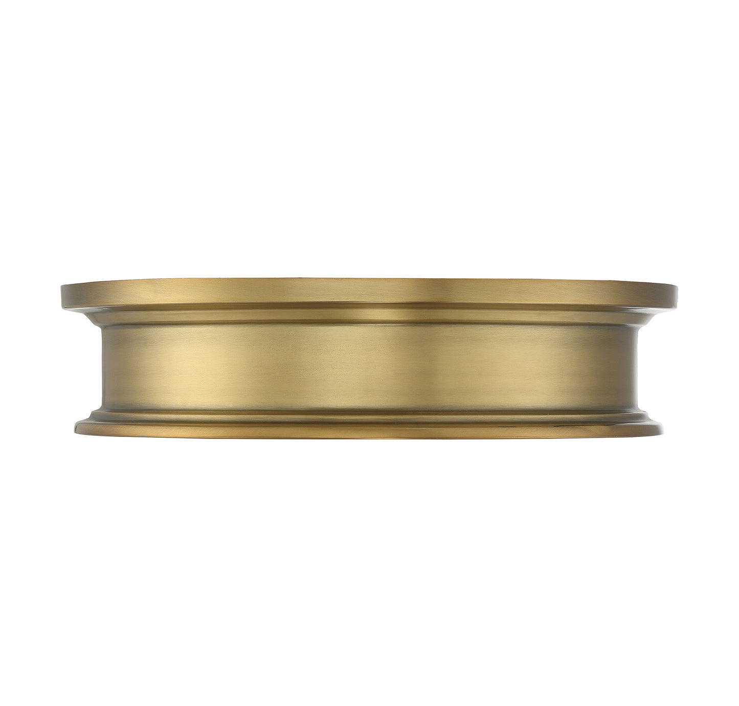Watkins 3-Light Flush Mount in Warm Brass