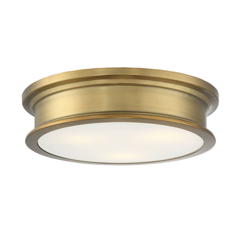 Savoy House Watkins Flush Mount Warm Brass