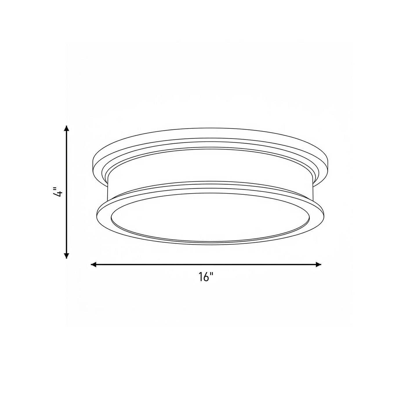Watkins 3-Light Flush Mount in Warm Brass