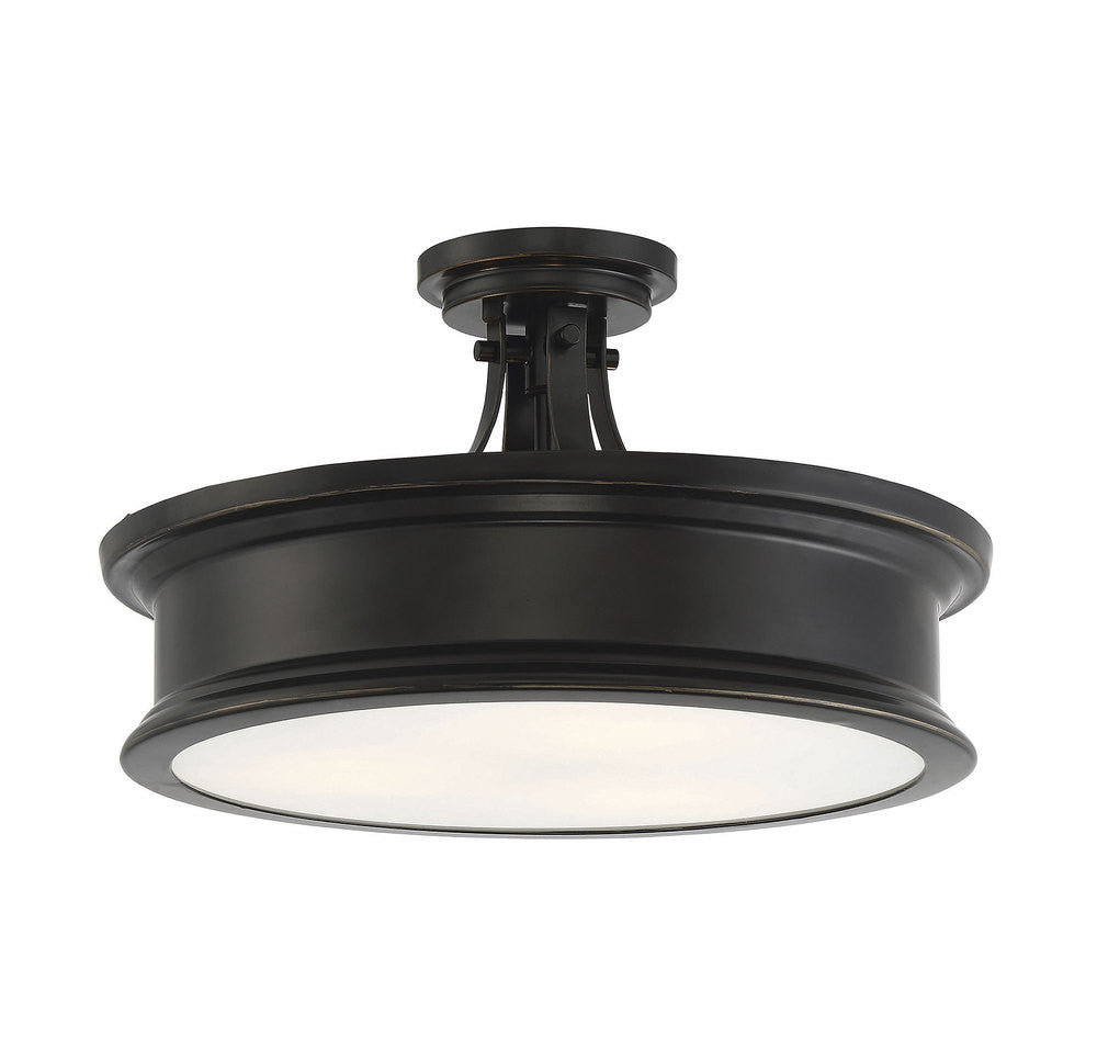 Savoy House Watkins Semi-Flush Mount Classic Bronze