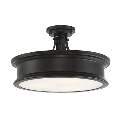 Savoy House Watkins Semi-Flush Mount Classic Bronze