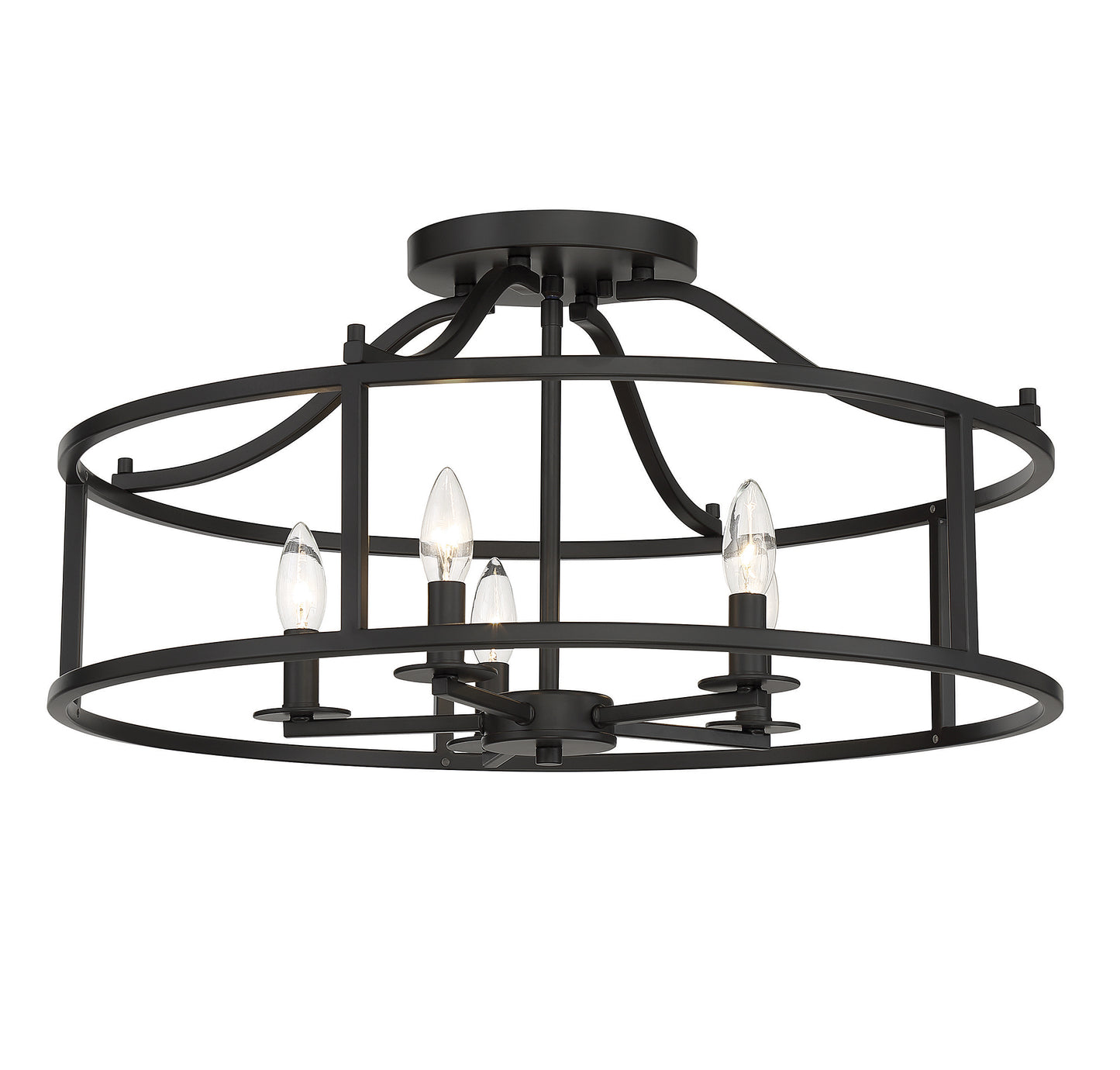 Stockton 5-Light Ceiling Light in Warm Brass