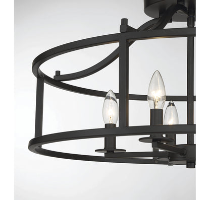 Stockton 5-Light Ceiling Light in Warm Brass