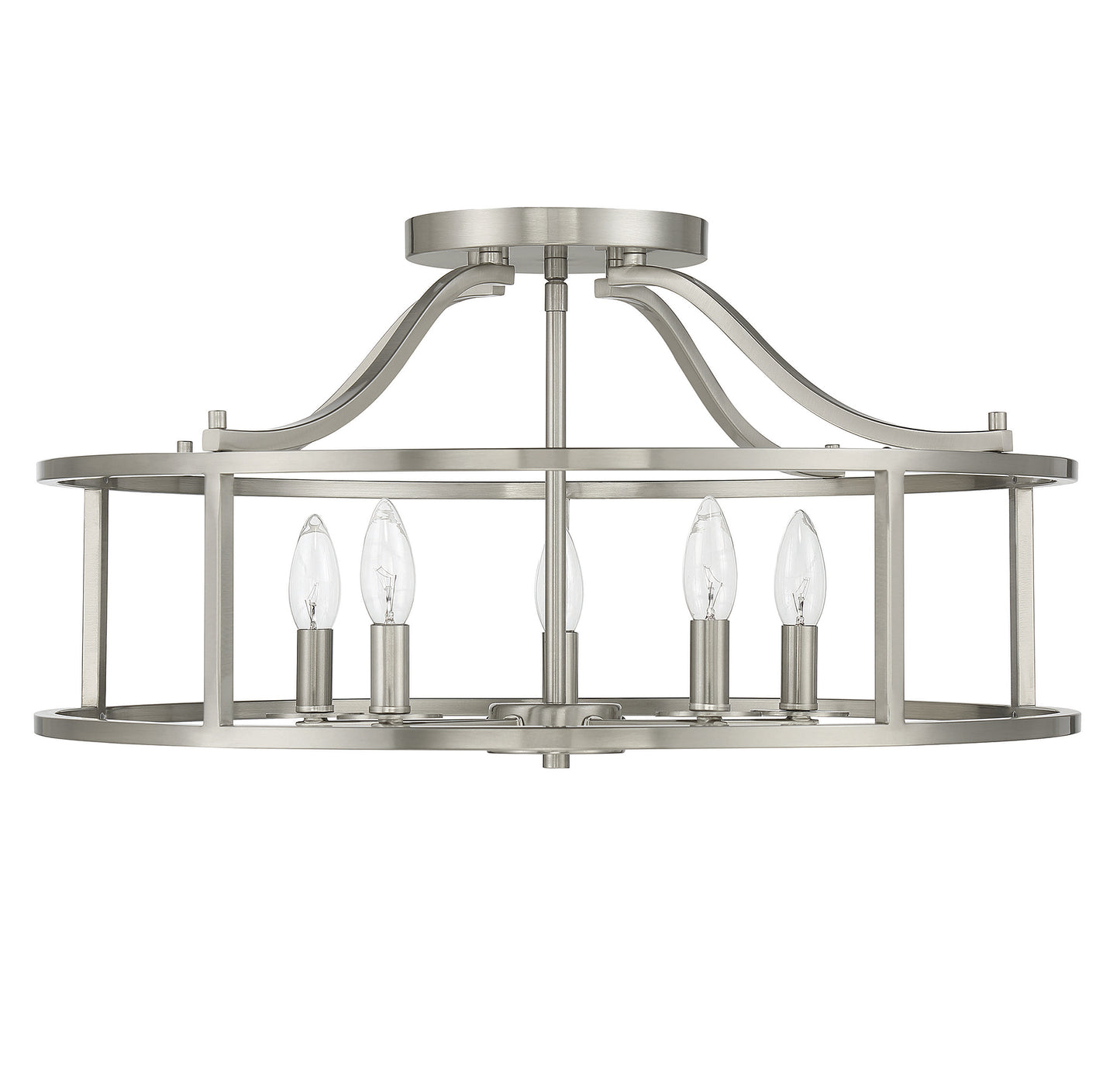 Stockton 5-Light Ceiling Light in Warm Brass