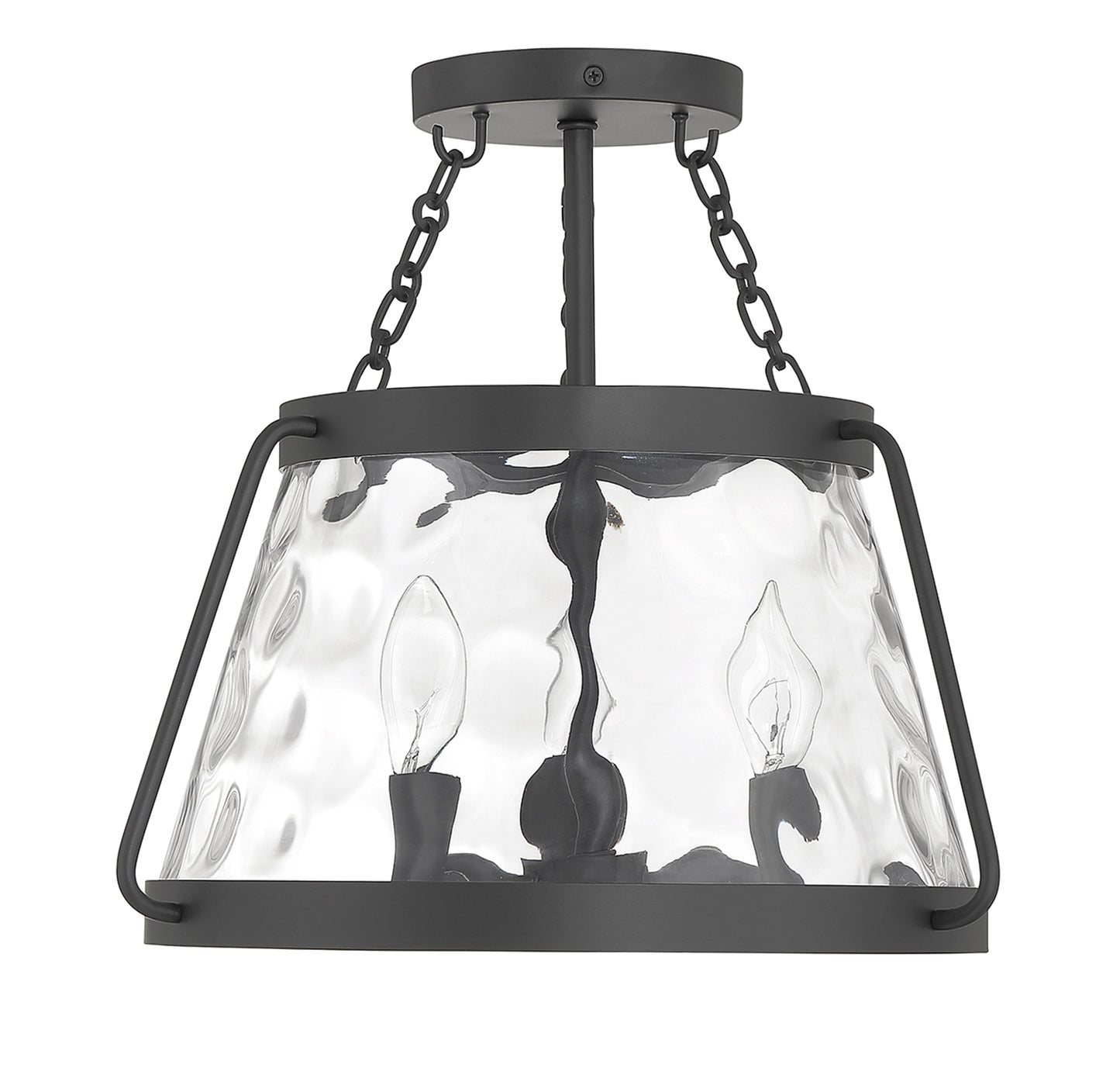 Crawford 3-Light Ceiling Light in Warm Brass