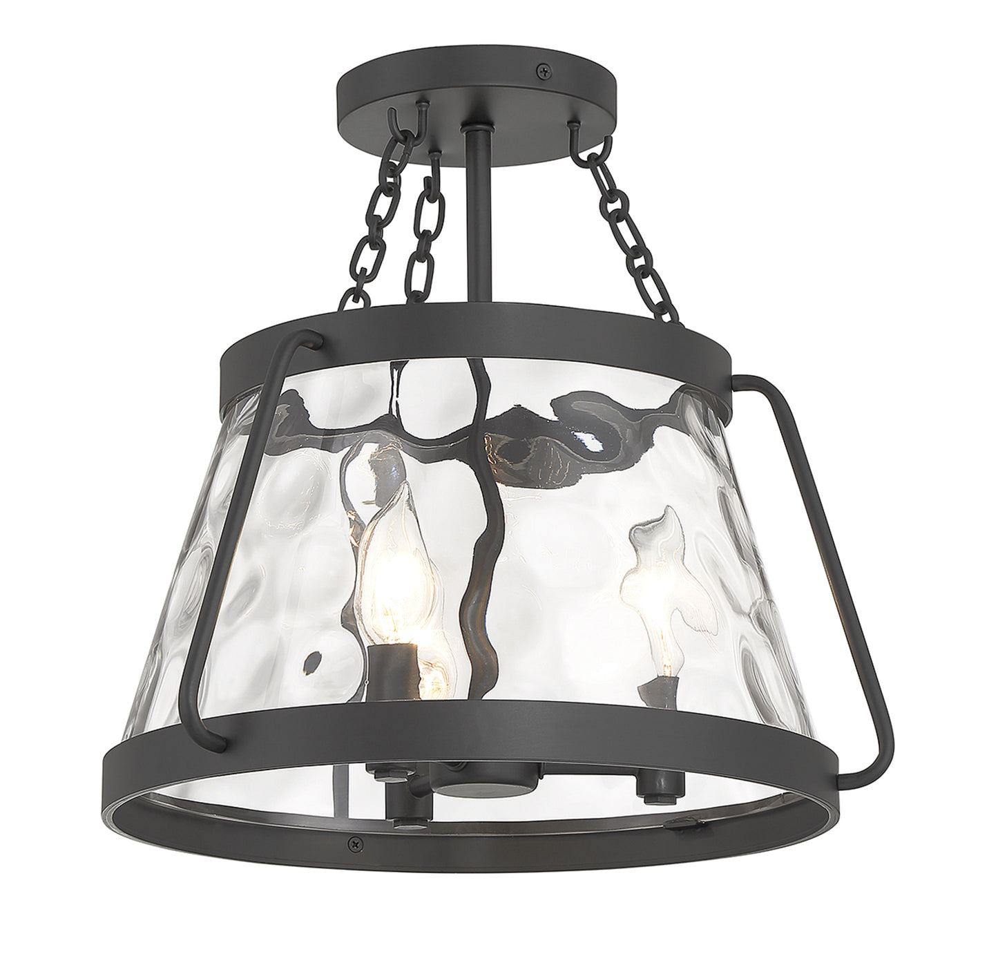 Crawford 3-Light Ceiling Light in Warm Brass