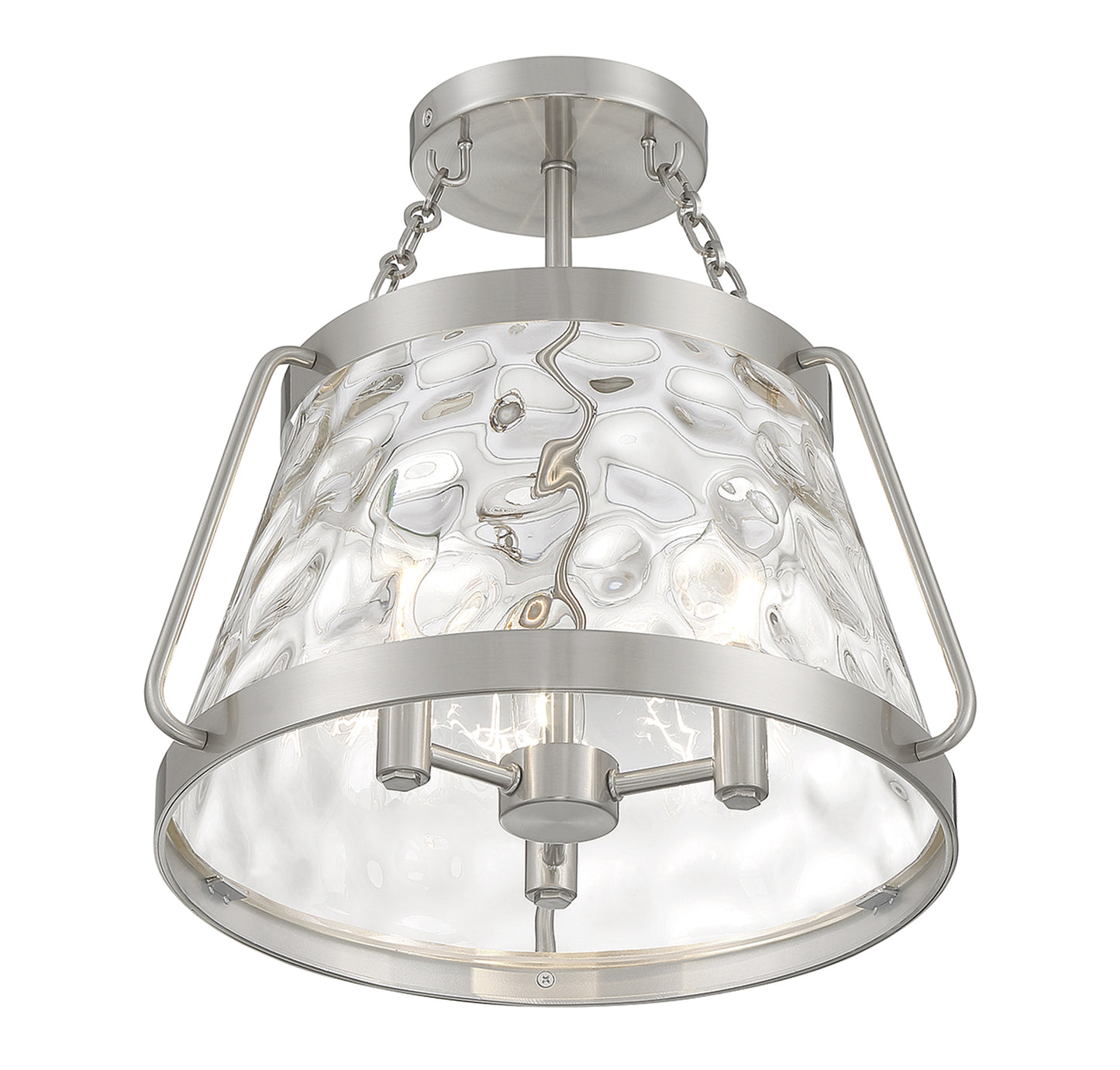 Crawford 3-Light Ceiling Light in Warm Brass