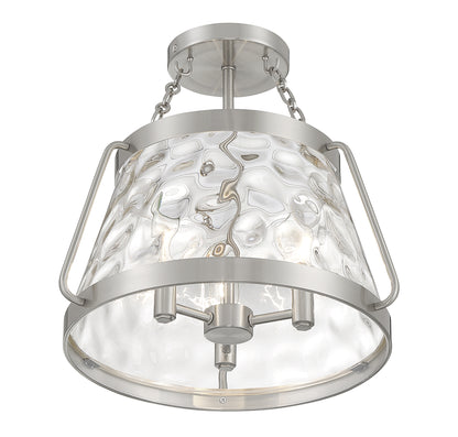 Crawford 3-Light Ceiling Light in Warm Brass