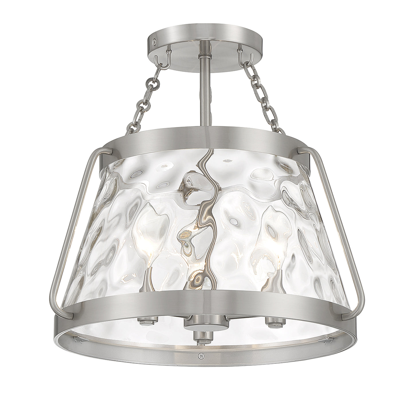 Crawford 3-Light Ceiling Light in Warm Brass