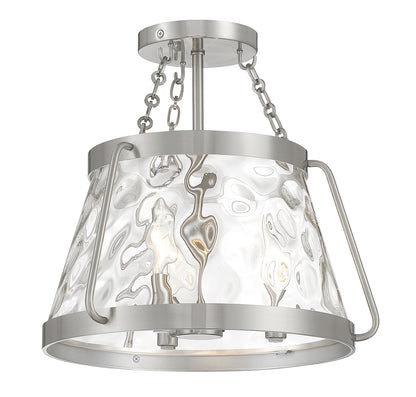 Crawford 3-Light Ceiling Light in Warm Brass