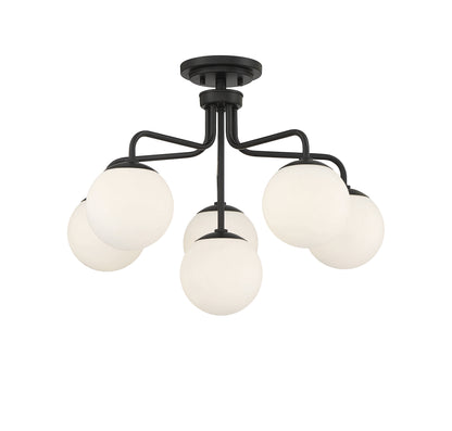 Marco 6-Light Ceiling Light in Warm Brass