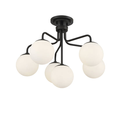 Marco 6-Light Ceiling Light in Warm Brass