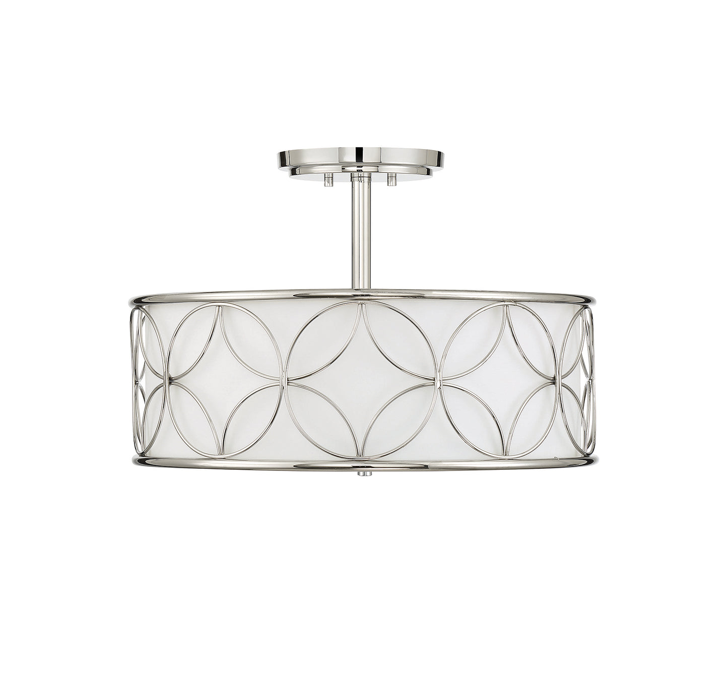 Reid 4-Light Ceiling Light in Polished Nickel