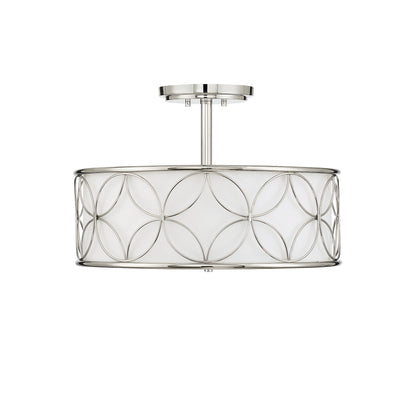 Reid 4-Light Ceiling Light in Polished Nickel