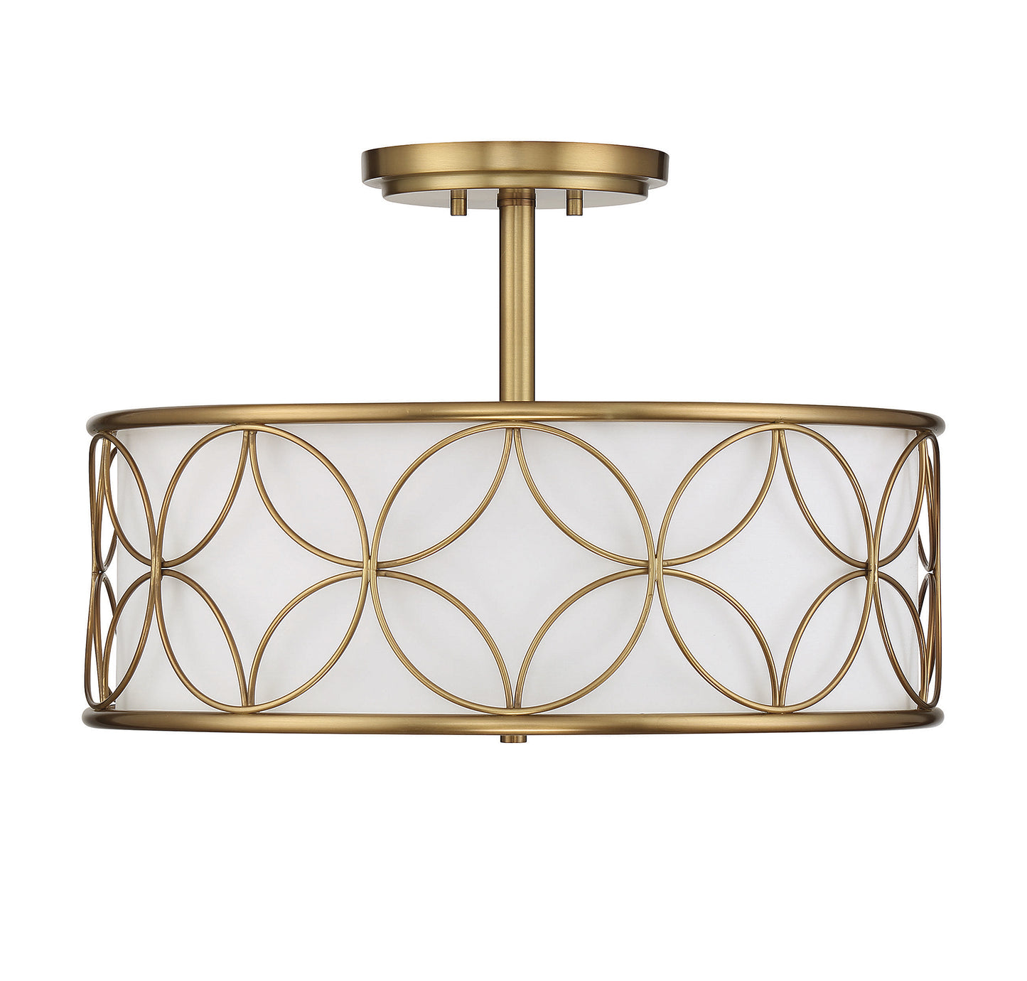 Reid 4-Light Ceiling Light in Polished Nickel