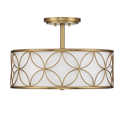 Reid 4-Light Ceiling Light in Polished Nickel