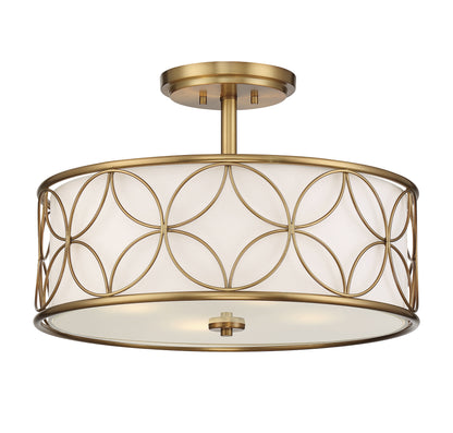 Reid 4-Light Ceiling Light in Polished Nickel