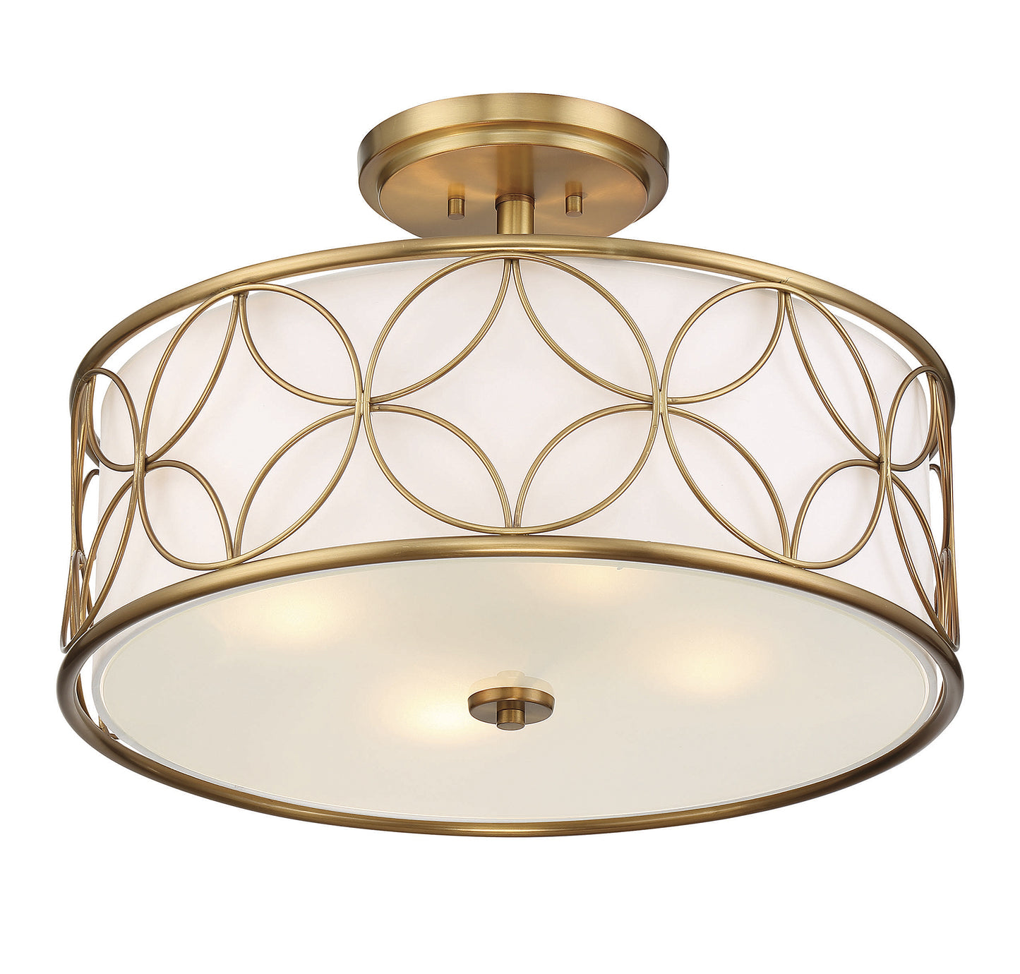 Reid 4-Light Ceiling Light in Polished Nickel