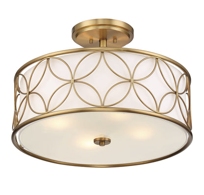 Reid 4-Light Ceiling Light in Polished Nickel