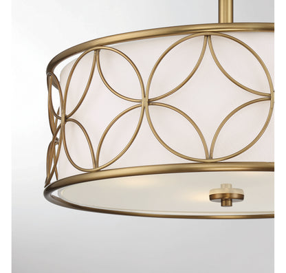 Reid 4-Light Ceiling Light in Polished Nickel