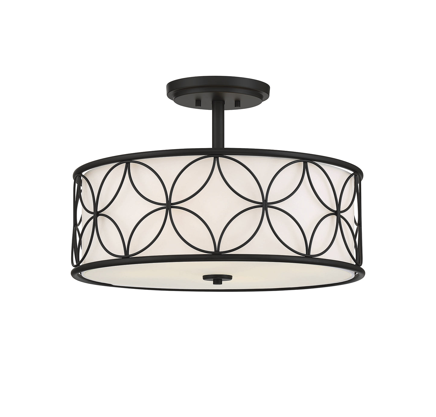 Reid 4-Light Ceiling Light in Polished Nickel