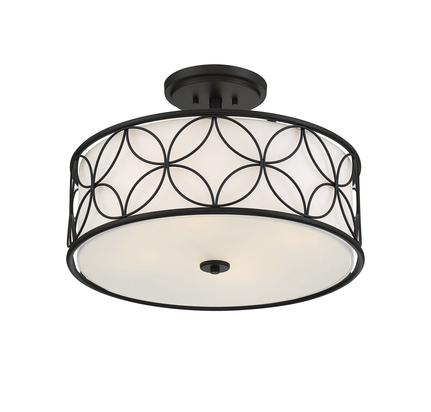 Reid 4-Light Ceiling Light in Polished Nickel