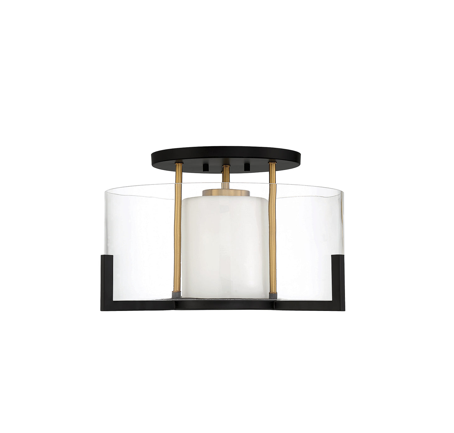 Eaton 1-Light Ceiling Light - Matte Black