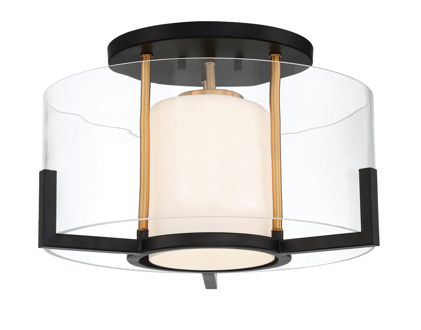 Eaton 1-Light Ceiling Light - Matte Black