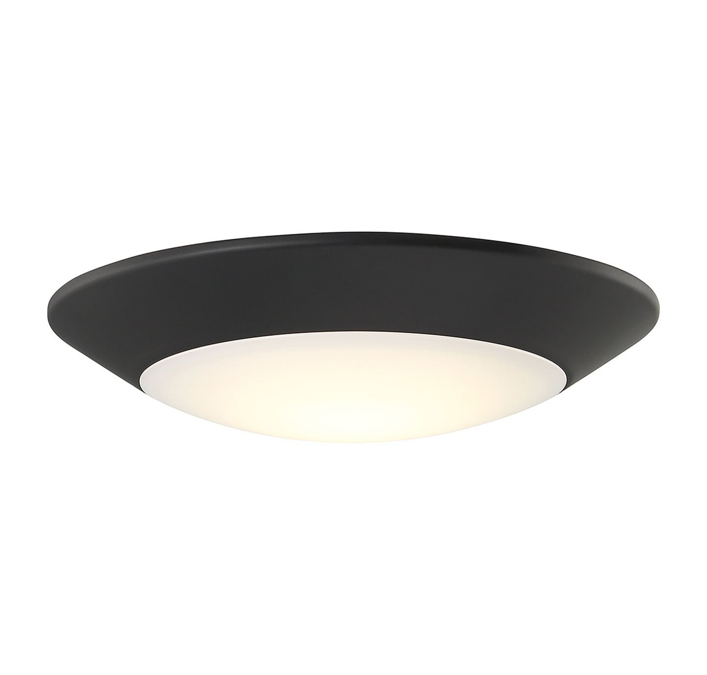 6-in LED Disc Light in Matte Black