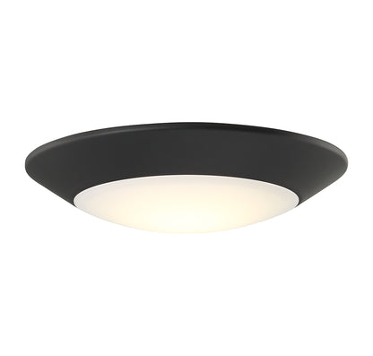 6-in LED Disc Light in Matte Black