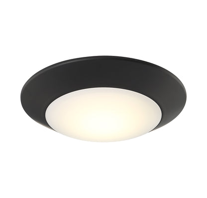 6-in LED Disc Light in Matte Black