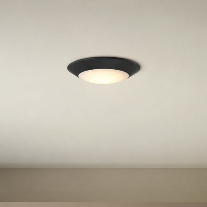 6-in LED Disc Light in Matte Black
