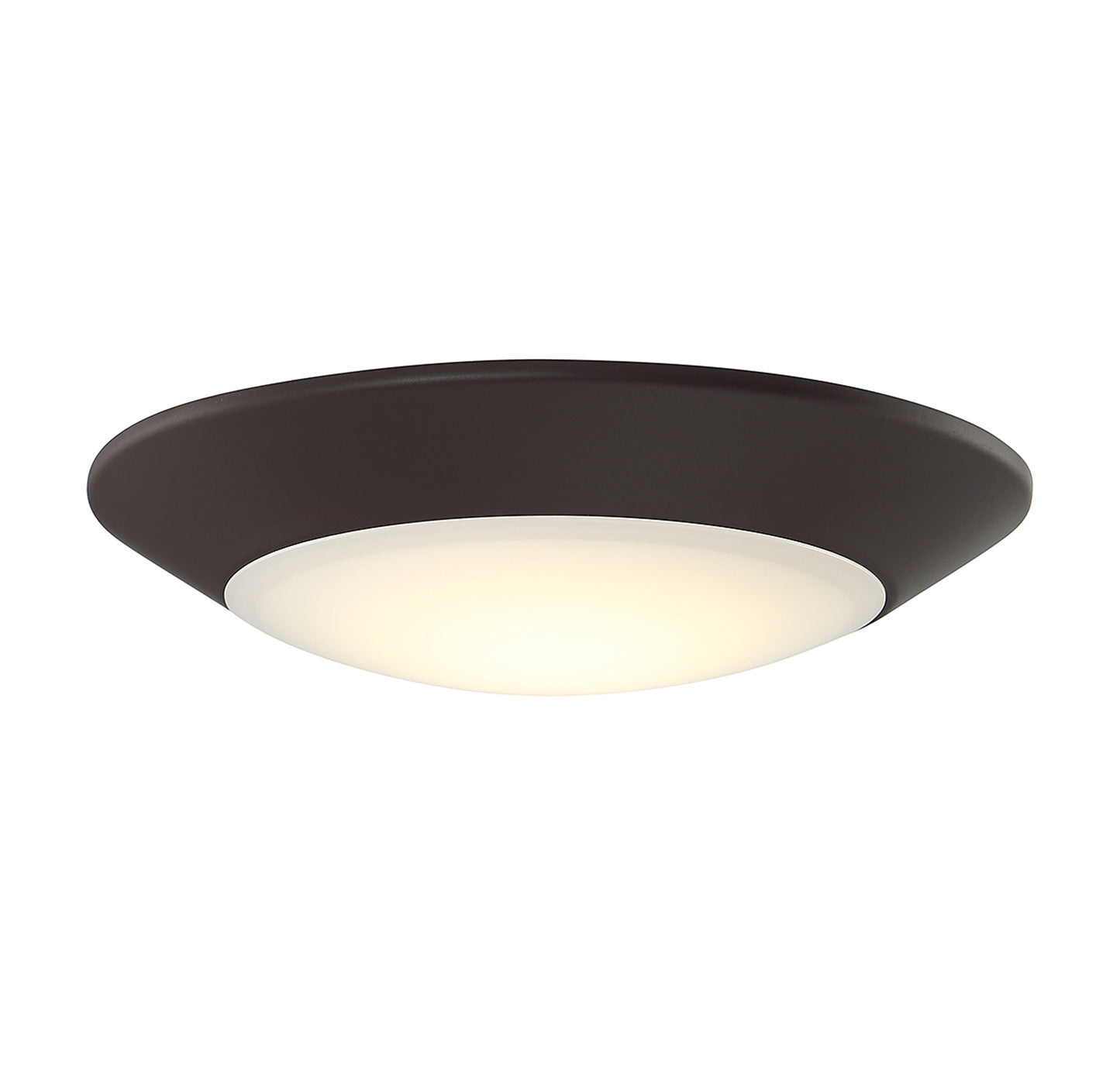 6-in LED Disc Light in Matte Black