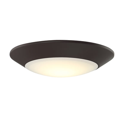 6-in LED Disc Light in Matte Black