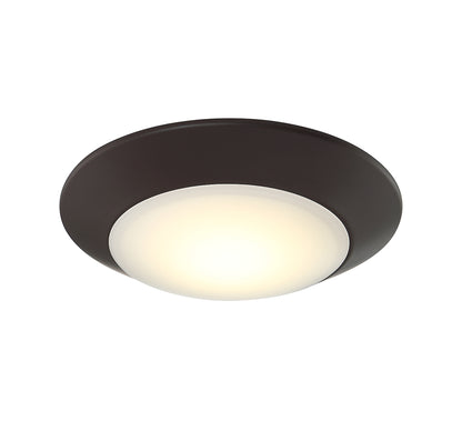 6-in LED Disc Light in Matte Black
