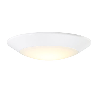 6-in LED Disc Light in Matte Black