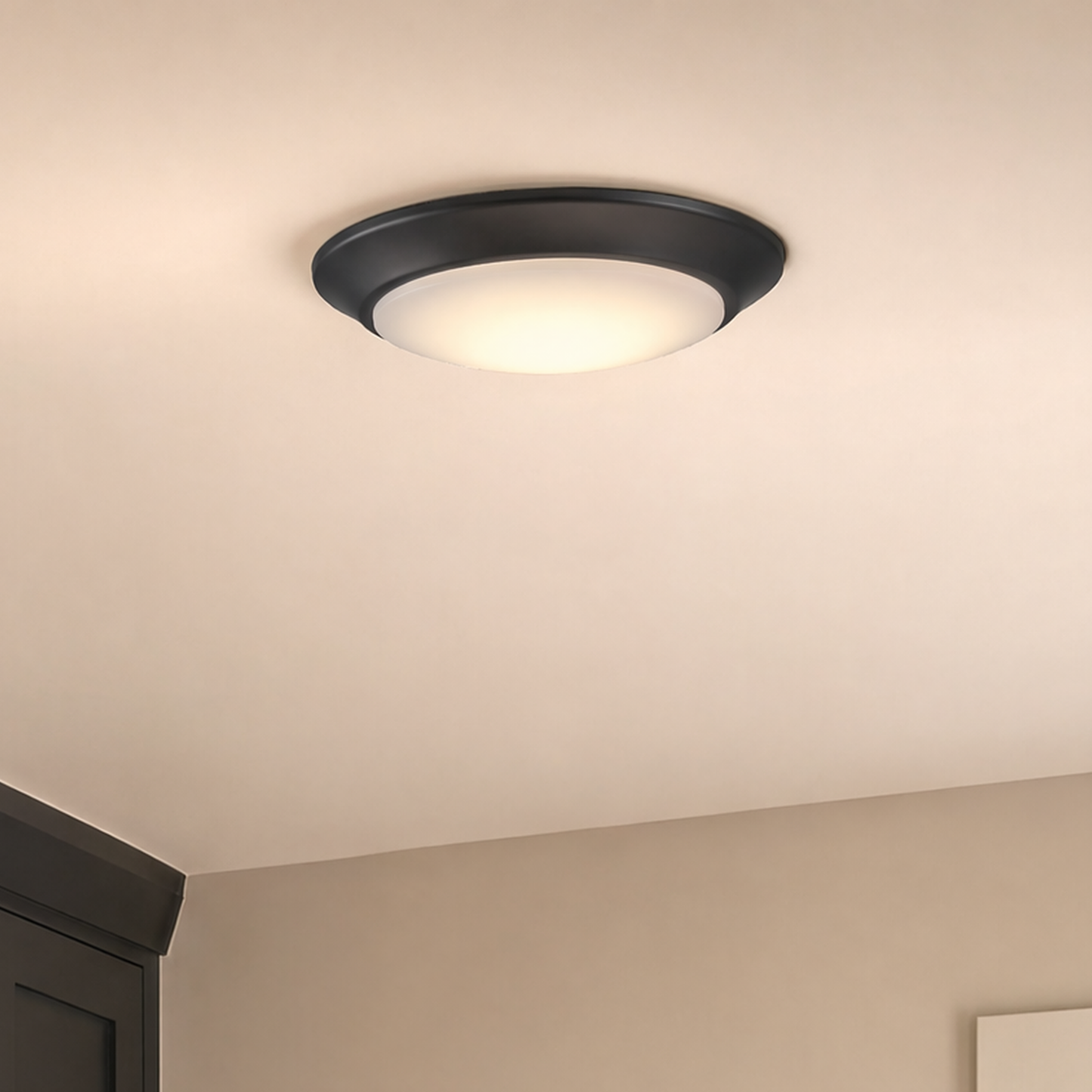7-in LED Disc Light in White