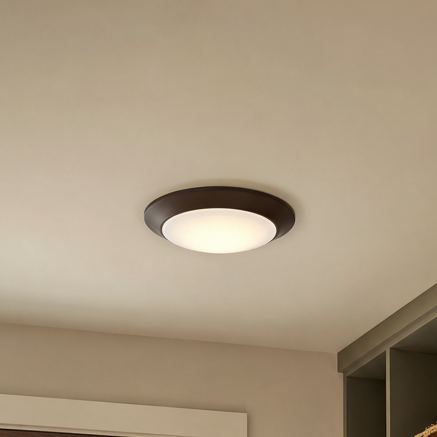 7-in LED Disc Light in White