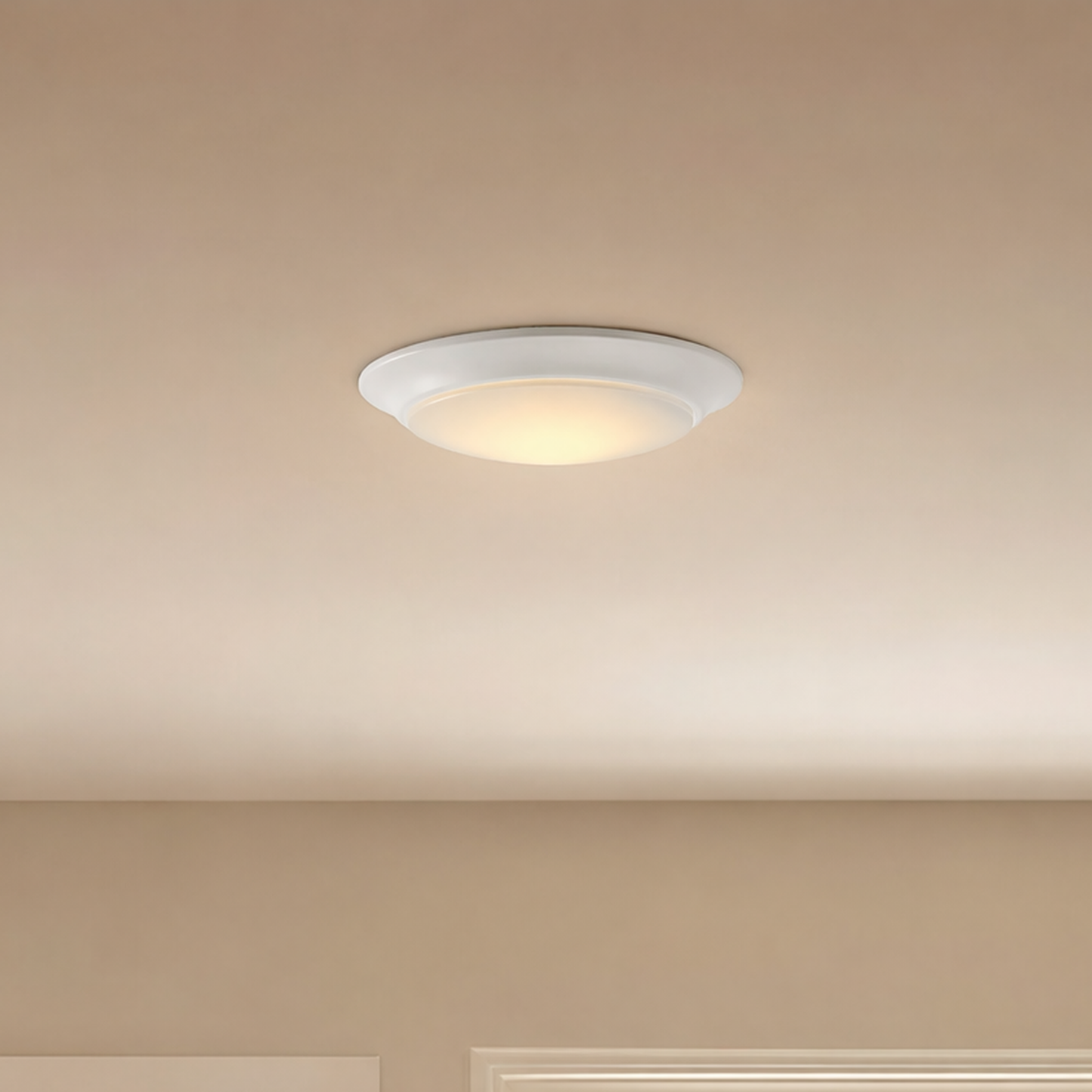 7-in LED Disc Light in White